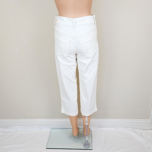 Banana Republic High Rise Wide Leg Crop Jeans Pants - Picture 6 of 12